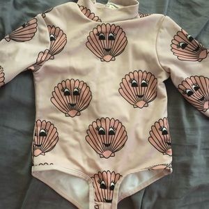 Hugo Tiki rashguard swimsuit